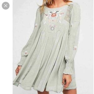 Free People | Moya Embroidered Mini Dress